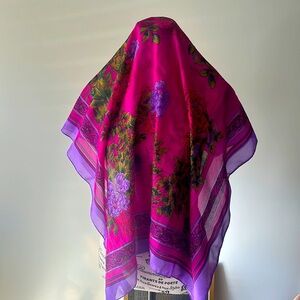 Large Vintage Gorgeous Scarf